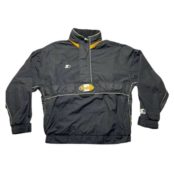 vintage 90’s Pitssburg Steelers Windbreaker Jacket by Starter Size Large - Picture 1 of 12